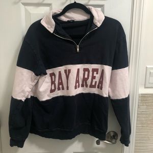 brandy Melville Bay Area Isabella quarter zip